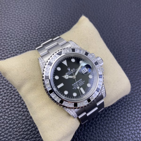 Rolex Submariner 116610 Black Dial Diamond Case 40MM Men's Watch - 图片 8