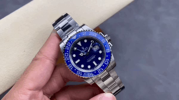 Rolex GMT Master II 126710 "Wildman" 904L SS Blue Dial on SS Oyster Bracelet - 图片 2