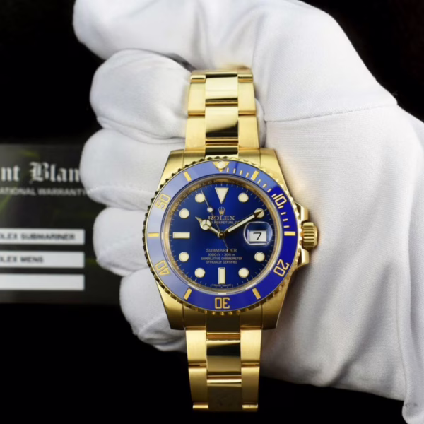 Rolex Submariner Date 116618LB Blue Dial 41mm Mens Replica Watch - 图片 9