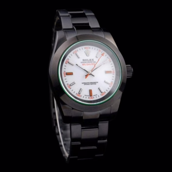 Rolex Milgauss PR116610 Pstainless steel White Dial 40MM Mens Replica Watch - 图片 2