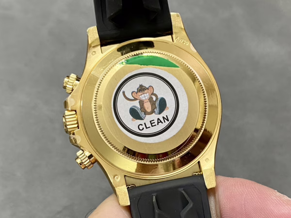 Rolex Daytona 116528 White Arabic Dial Yellow Gold 40mm Mens Replica Watch - 图片 9