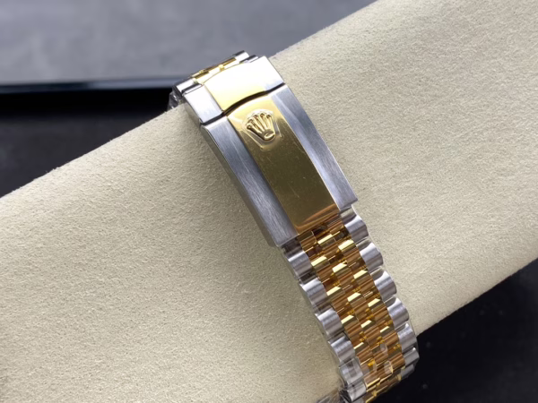 2022 Rolex Datejust Champagne Diamond Dial Two Tone M126333-0012 41mm Mens Replica Watch - 图片 10