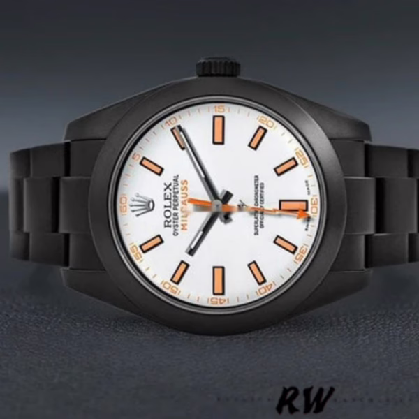 Rolex Milgauss PR116610 Pstainless steel White Dial 40MM Mens Replica Watch - 图片 4