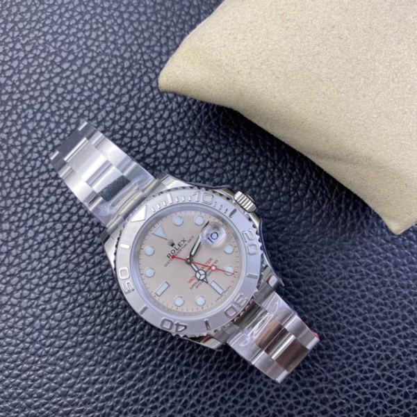 Rolex Yacht-Master 116622 Stainless Steel platinum Dial 40mm Mens Replica Watch - 图片 9