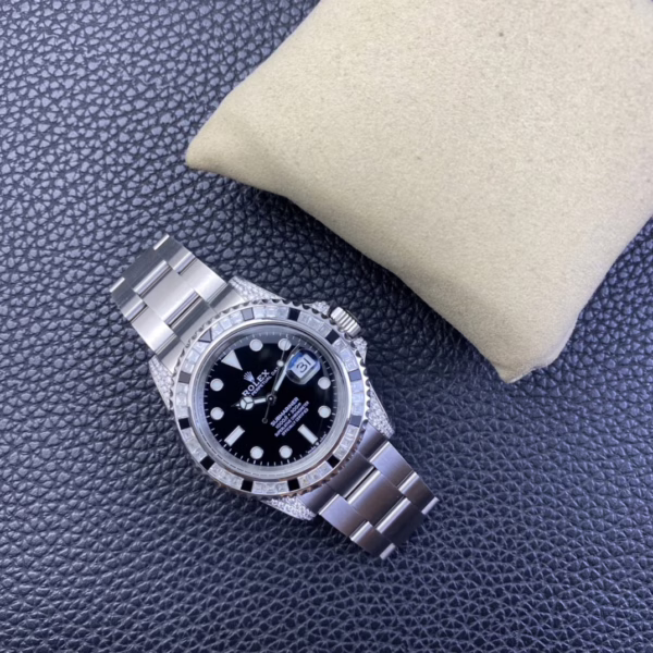 Rolex Submariner 116610 Black Dial Diamond Case 40MM Men's Watch - 图片 9