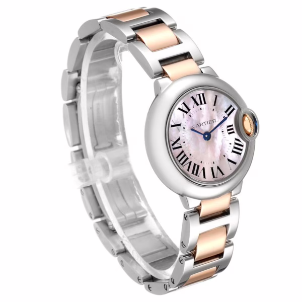 CARTIER BALLON BLEU Pink Mother of Pearl Dial 28mm - 图片 5
