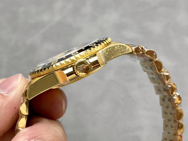 Rolex GMT Master II 40mm m126718grnr 0001 Oyster Bracelet Black Dial Mens Replica Watch - 图片 6