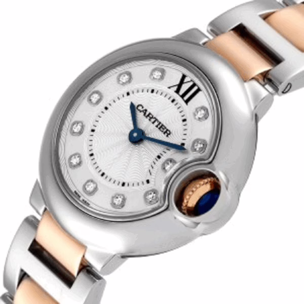 CARTIER BALLON BLEU Rose Gold Mix Diamond Dial 36mm - 图片 4