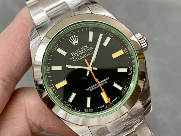 Rolex Milgauss 116400GV Stainless Steel Black Dial 40MM Mens Replica Watch - 图片 2