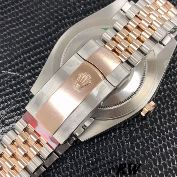 Rolex Datejust 126301 Rose Gold Chocolate Brown Diamonds Dial 41MM Mens Replica Watch - 图片 3