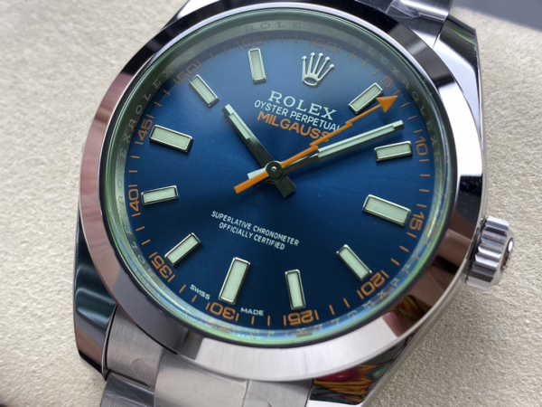 Rolex Milgauss 116400GV Stainless Steel Z-blue Dial 40mm Mens Replica Watch - 图片 3