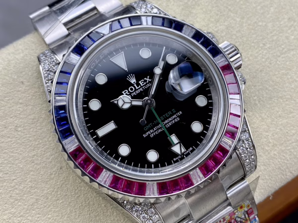 Rolex GMT Master II 116759SA Black Dial 40mm Mens Replica Watch - 图片 3