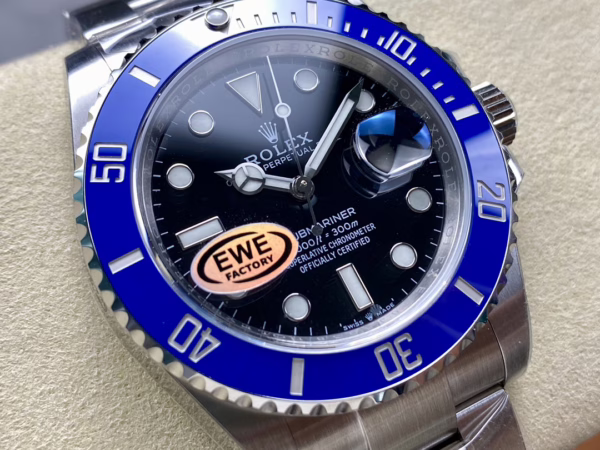 Rolex Submariner 126619LB 0003 Blue Ceramic Bezel Black Dial 41mm Mens Replica Watch - 图片 2