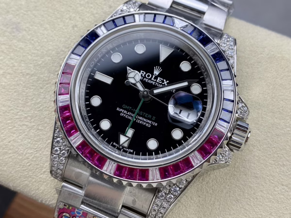 Rolex GMT Master II 116759SA Black Dial 40mm Mens Replica Watch - 图片 2