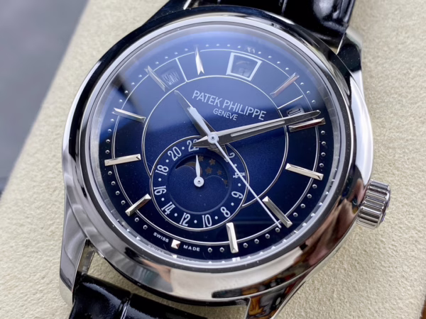 Replica Patek Philippe Complications Annual Calendar White Gold 5205G 013 40mm Mens Watch - 图片 5
