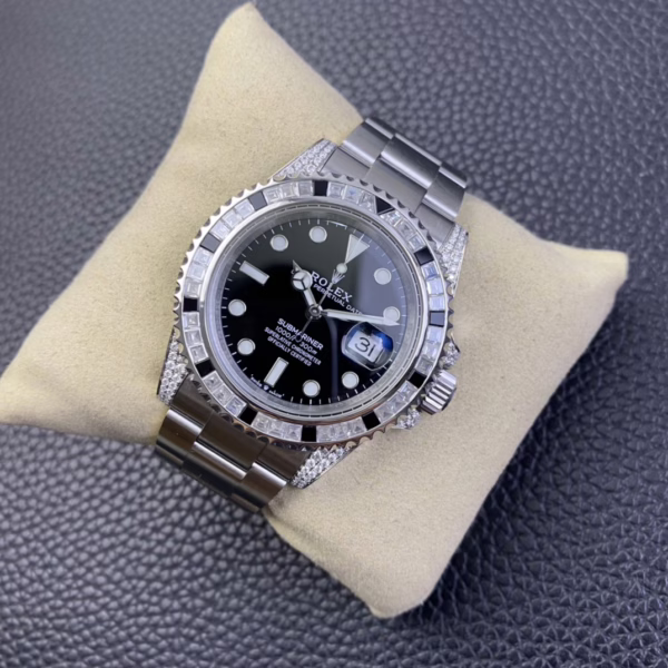 Rolex Submariner 116610 Black Dial Diamond Case 40MM Men's Watch - 图片 5