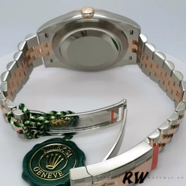 Rolex Datejust 126301 Rose Gold Chocolate Brown Diamonds Dial 41MM Mens Replica Watch - 图片 5