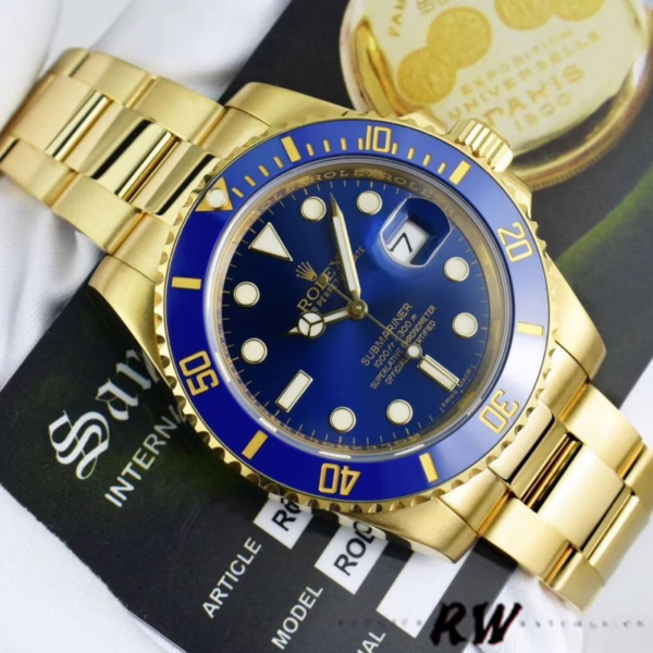 Rolex Submariner Date 116618LB Blue Dial 41mm Mens Replica Watch - 图片 13