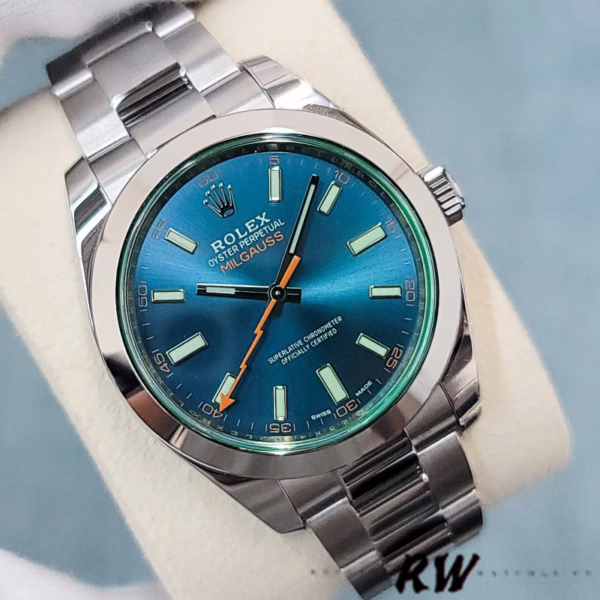 Rolex Milgauss 116400GV Stainless Steel Z-blue Dial 40mm Mens Replica Watch - 图片 11