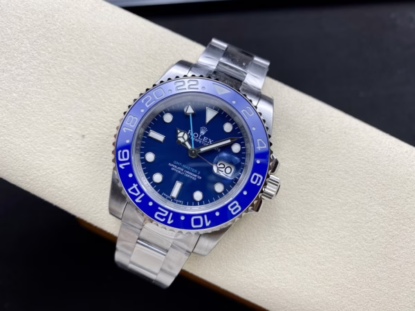 Rolex GMT Master II 126710 "Wildman" 904L SS Blue Dial on SS Oyster Bracelet - 图片 7