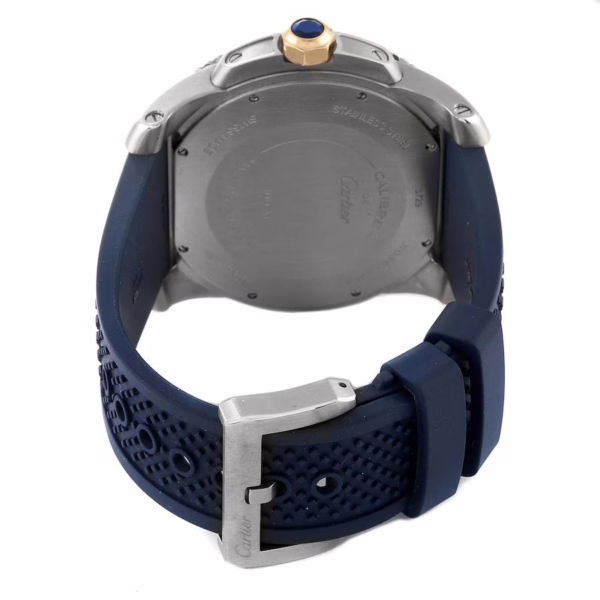 CARTIER CALIBRE ROSE GOLD MIX BLUE 42mm WGCA0010 - 图片 6