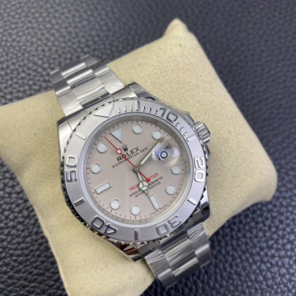 Rolex Yacht-Master 116622 Stainless Steel platinum Dial 40mm Mens Replica Watch - 图片 5