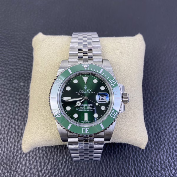 Rolex Submariner 116610LV Jubilee Bracelet 40mm Green Dial Men's Diver - 图片 4