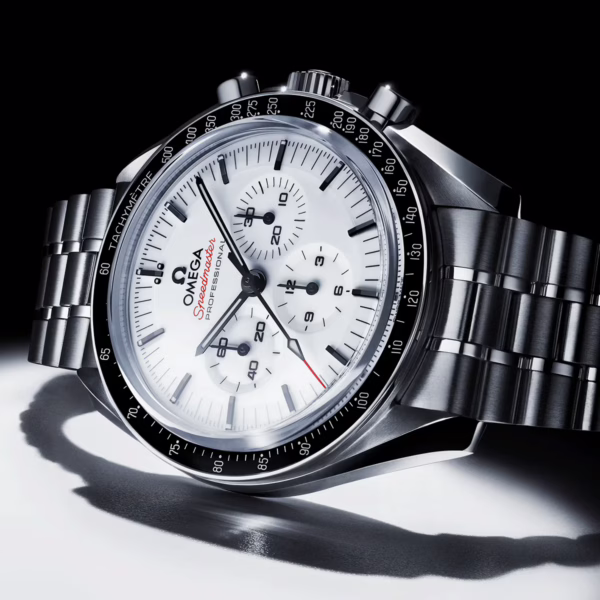 OMEGA Speedmaster Moonwatch 42mm White Dial Men's Bracelet Watch - 图片 5