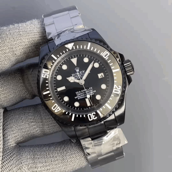 Rolex Sea-Dweller Deepsea 116660 PVD/DLC Coated Stainless Steel Black Dial 44MM Mens Replica Watch - 图片 5