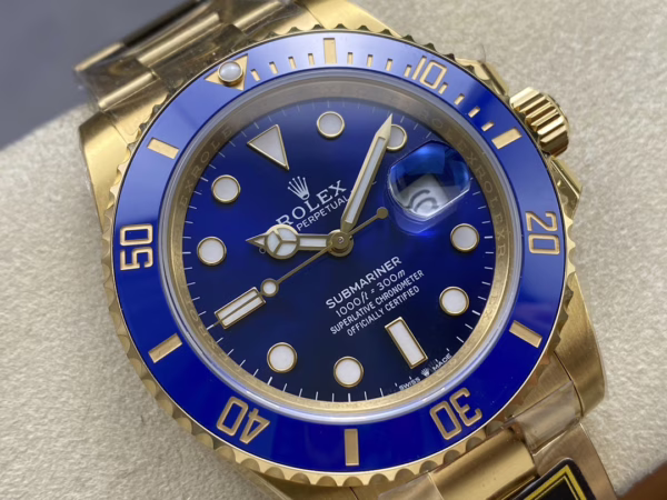Rolex Submariner Date 116618LB Blue Dial 41mm Mens Replica Watch - 图片 3