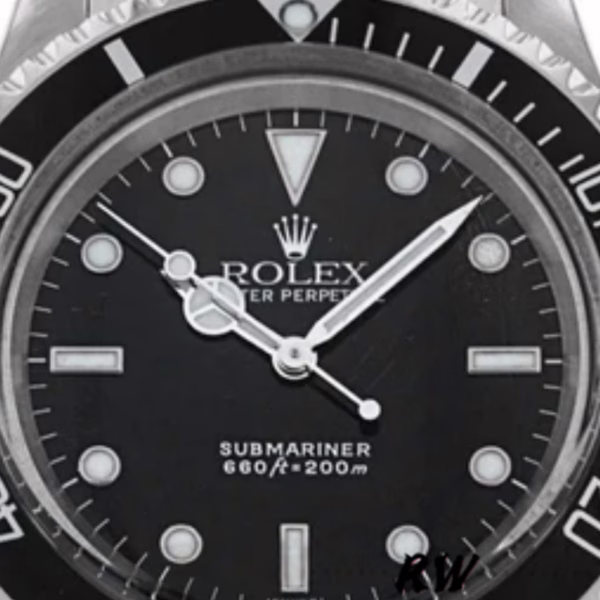 Rolex Submariner 5513 Black Dial Stainless Steel 40mm Mens Replica Watch - 图片 5