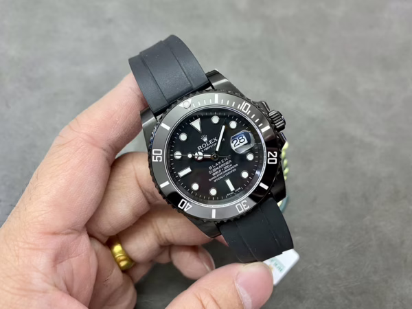 Rolex Blaken Submariner 116610 Black Dial DLC 40mm Men's Watch - 图片 8