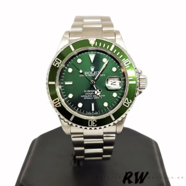 Rolex Submariner 16610 Stainless Steel Refinished Green Dial 40mm Mens Replica Watch - 图片 3