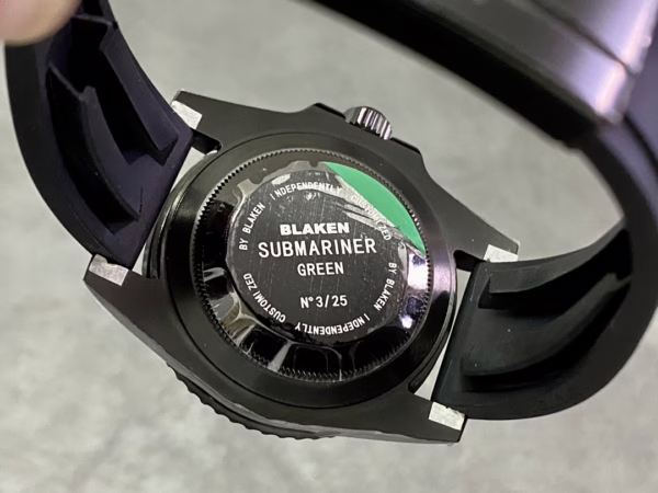 Rolex Blaken Submariner 116610 Black Dial DLC 40mm Men's Watch - 图片 4