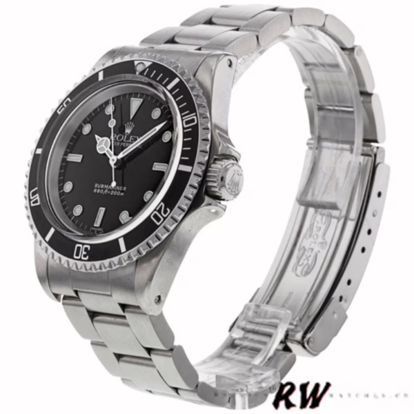 Rolex Submariner 5513 Black Dial Stainless Steel 40mm Mens Replica Watch - 图片 3