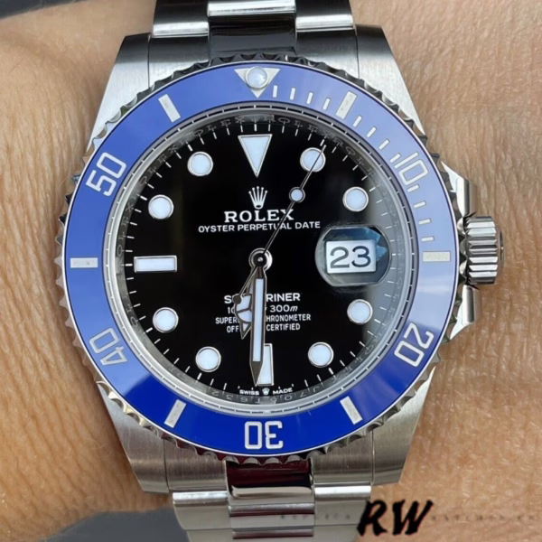 Rolex Submariner 126610 Blue Bezel Black Dial 41mm Mens Replica Watch - 图片 6