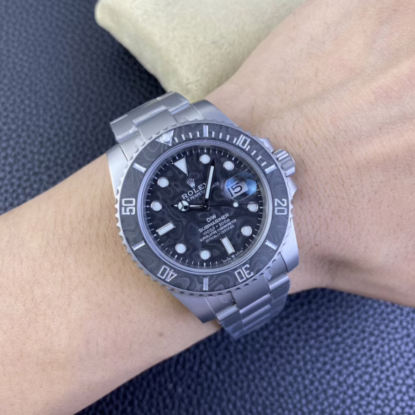 Custom Rolex Submariner Carbon Fiber - 图片 3